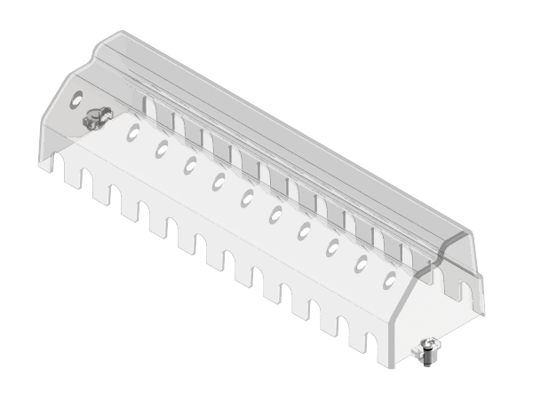 Protection for terminal block 825/255